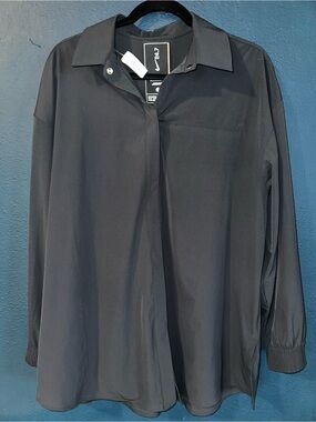 Nike Women's 24.7 Perfectstretch Dri-fit Oversized Long Sleeve Shirt-BNWT